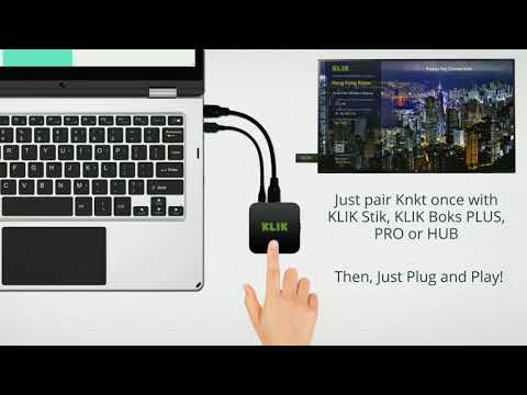 KLIK Knkt Wireless HDMI Sender | The best way to connect all of your video sources to KLIK receivers